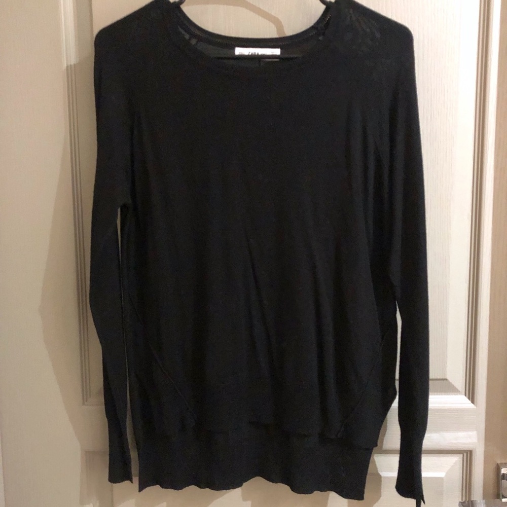 Zara side slit sweater
